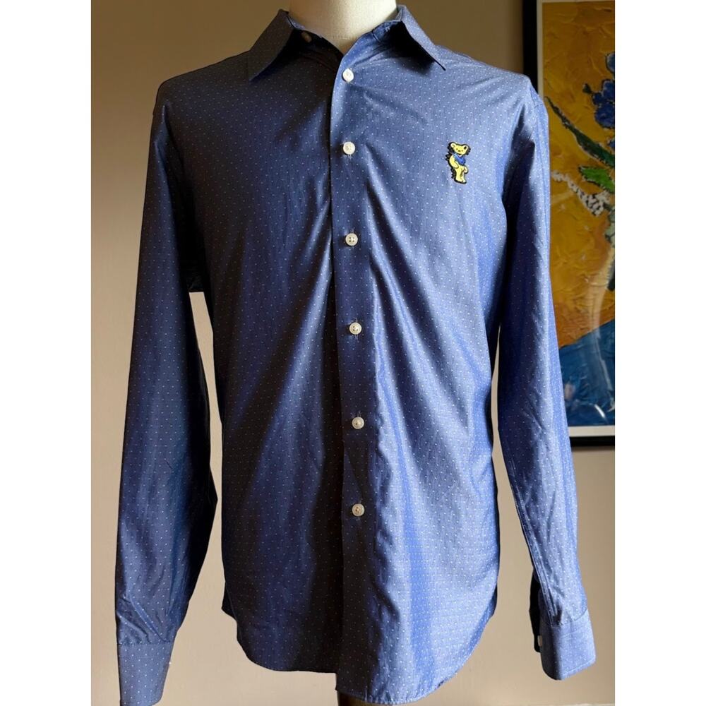Grateful Dead Dancing Bear Egara Button Down (L) - image 5
